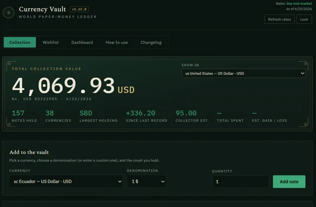 Currency Vault